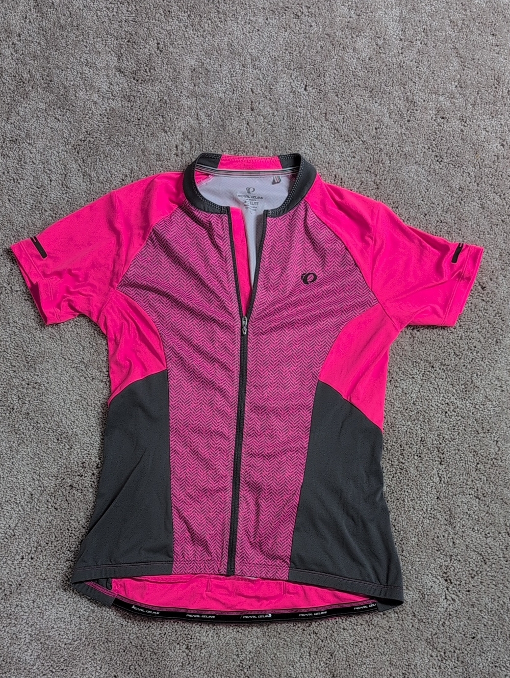 Pearl Izumi Hot Pink and Black Women's Cycling Jersey